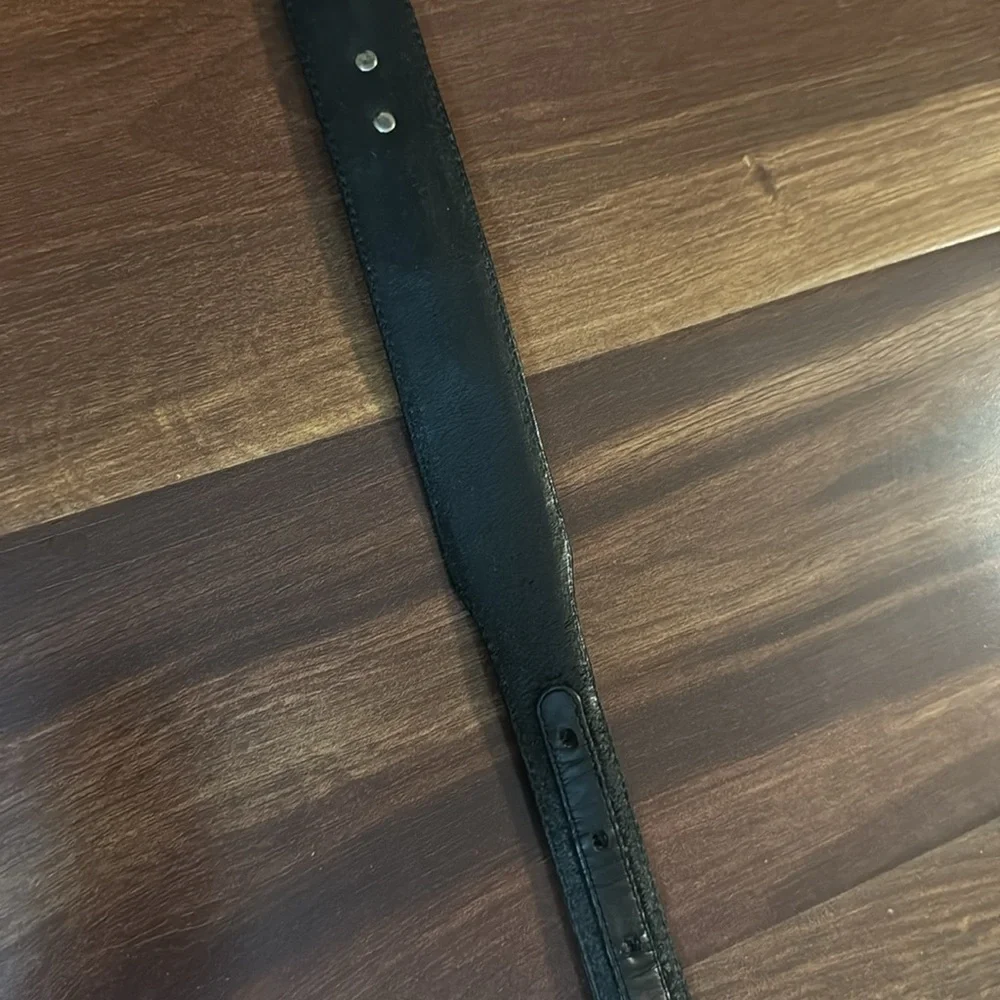 🌿END of SEASON SALE🌿TONY LAMA Leather Belt with Embroidery Size 32